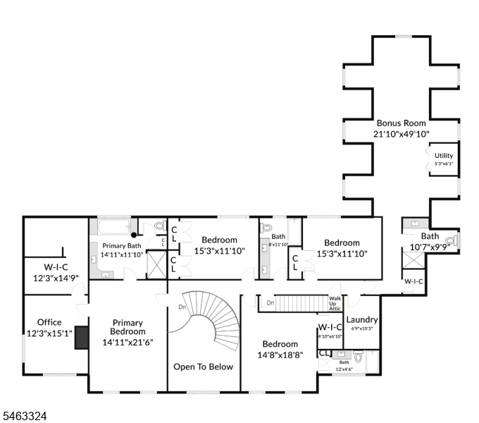 Second Floor Floorplan