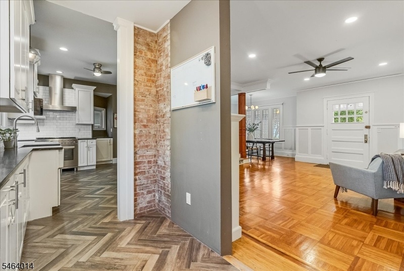 Kitchen to Living and Dining