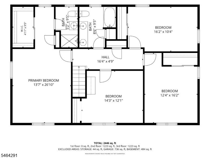 Bedroom floor