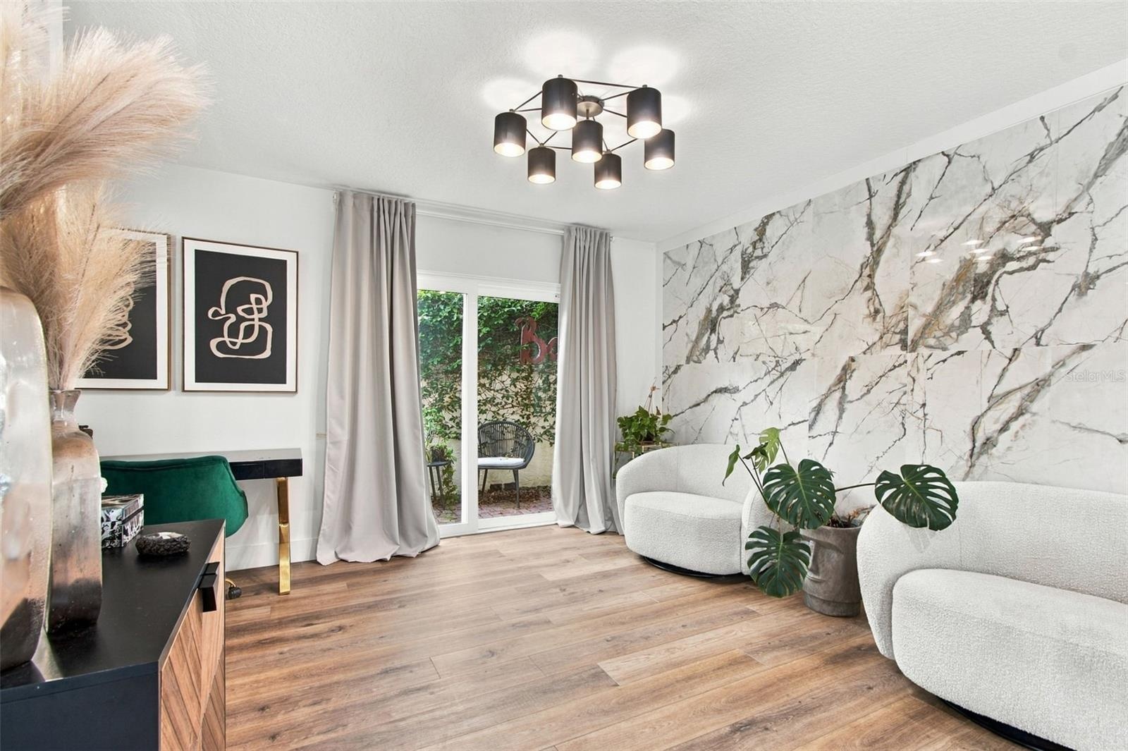 Beautiful seating area/formal dining