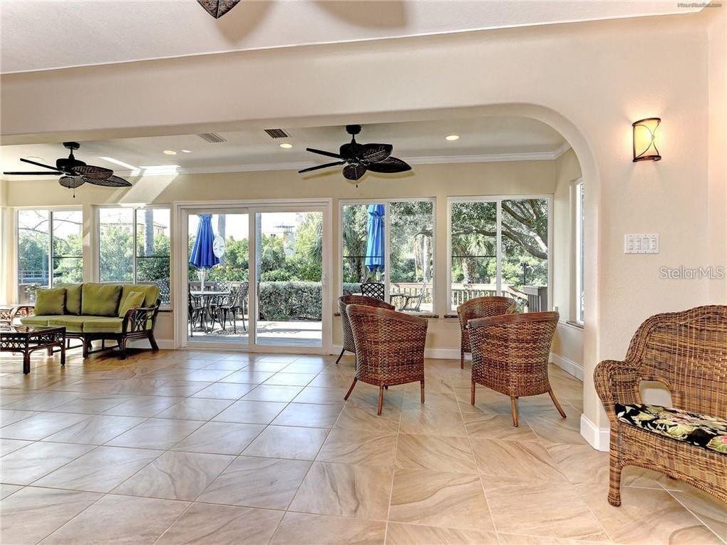 Bright clubhouse interior for gatherings and community