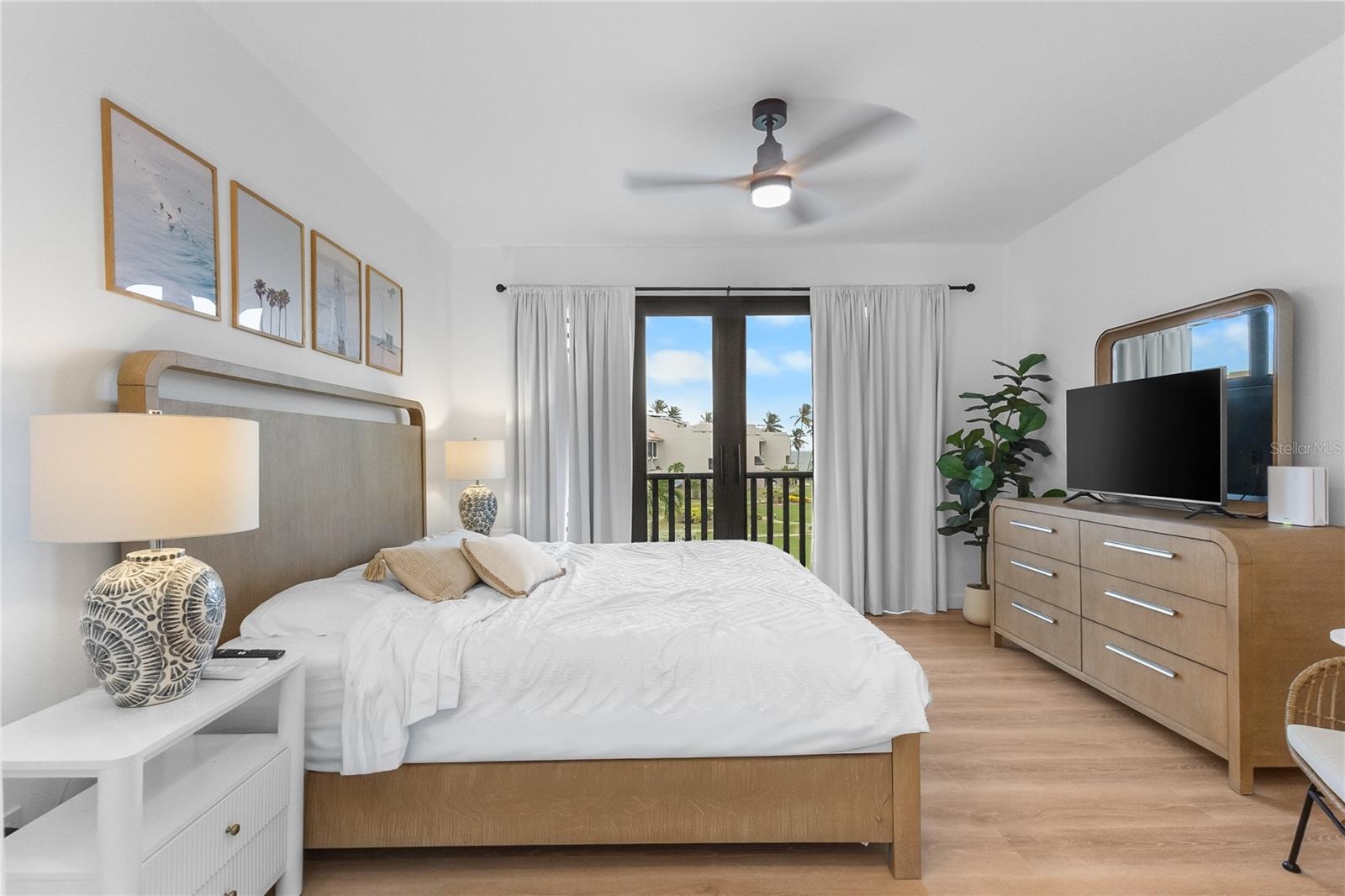 Master bedroom on the second floor