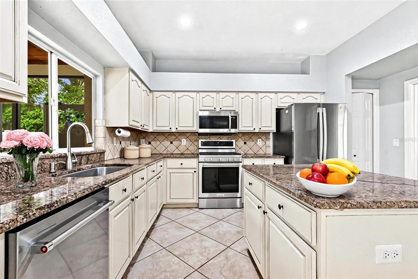 Newer appliances! Huge kitchen with abundance of storage!