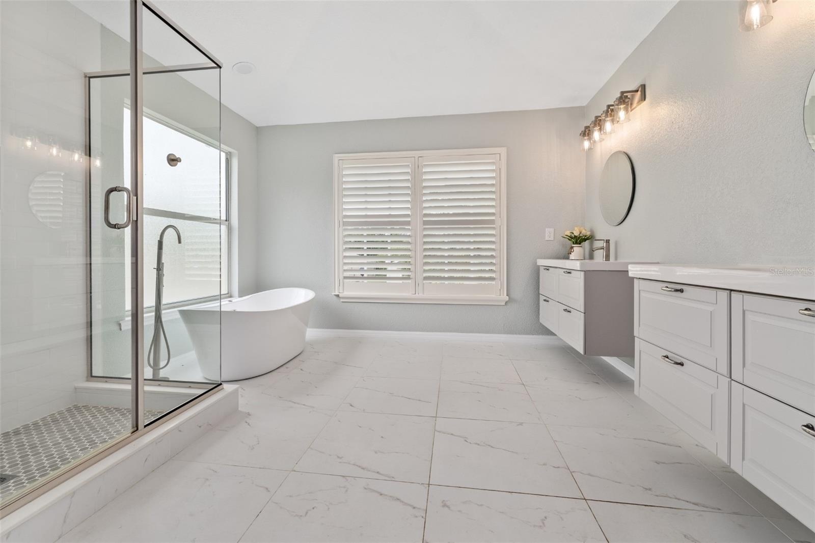 Totally remodeled owners bath!