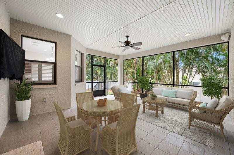 Virtually Staged Lanai