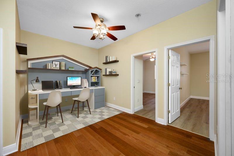 Virtually Staged Study/Play Area
