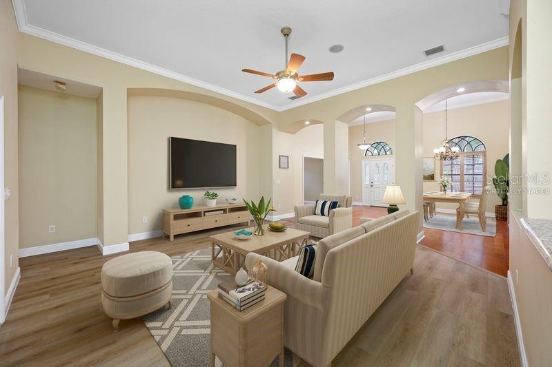 Virtually Staged Great Room
