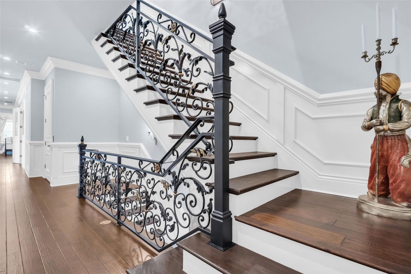 staircase between floors 3 & 4