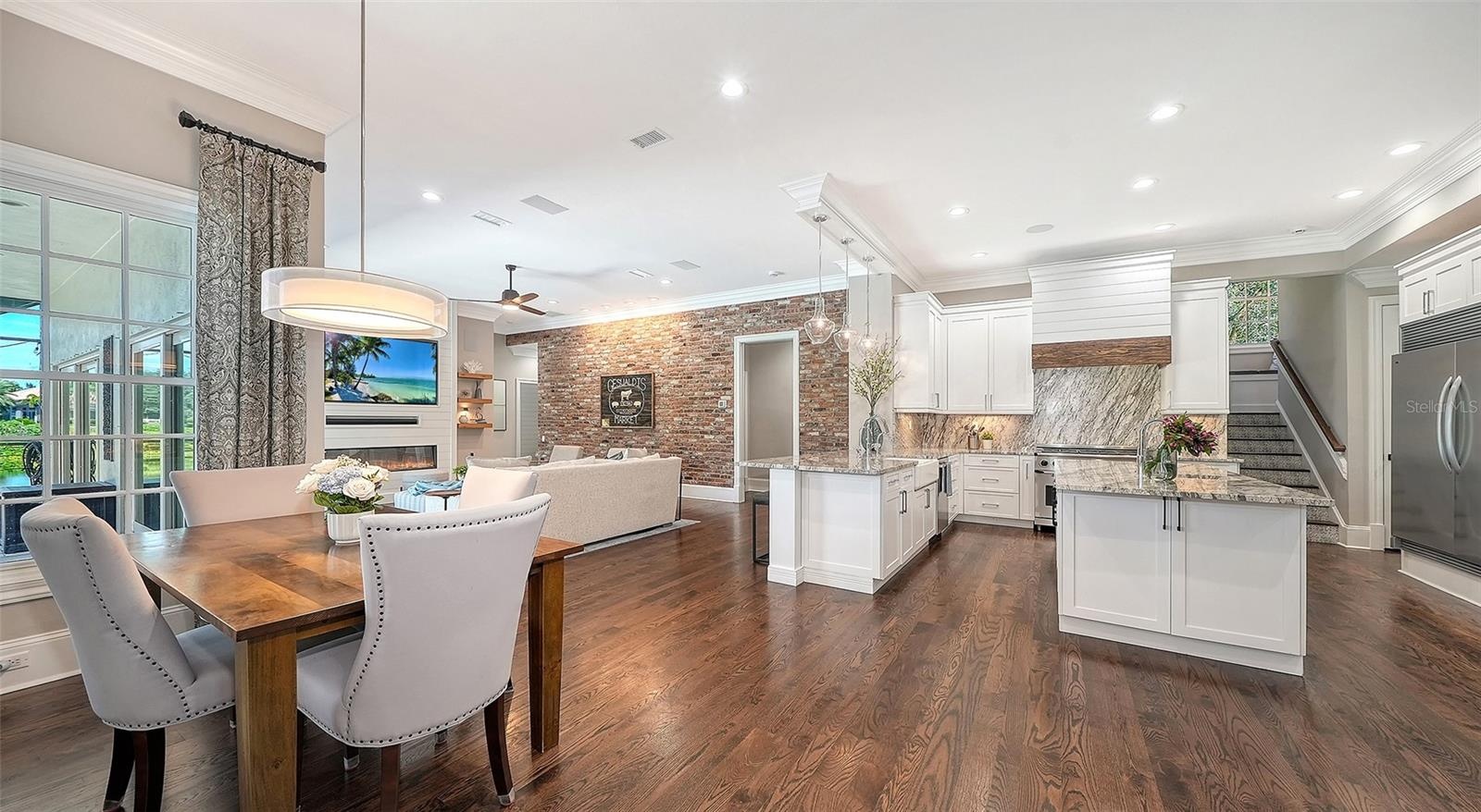 Family Room and eat in kitchen