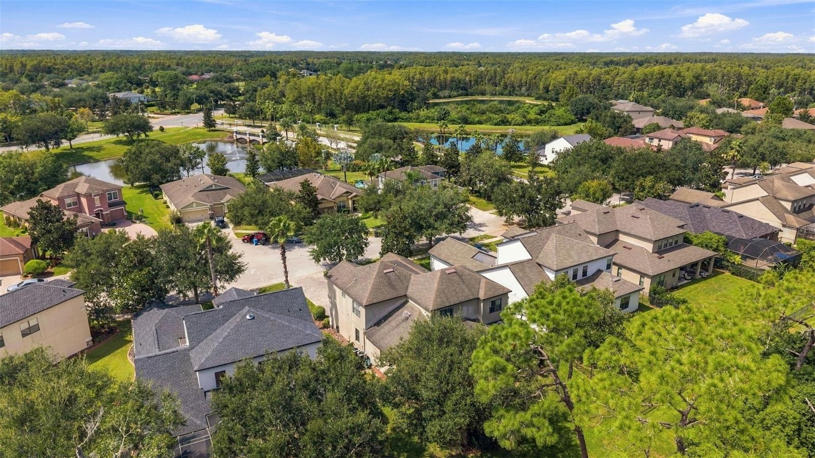 Top view of home