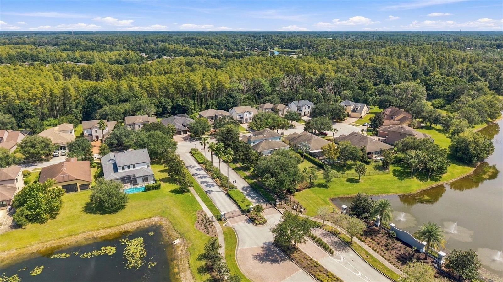 Top view of home