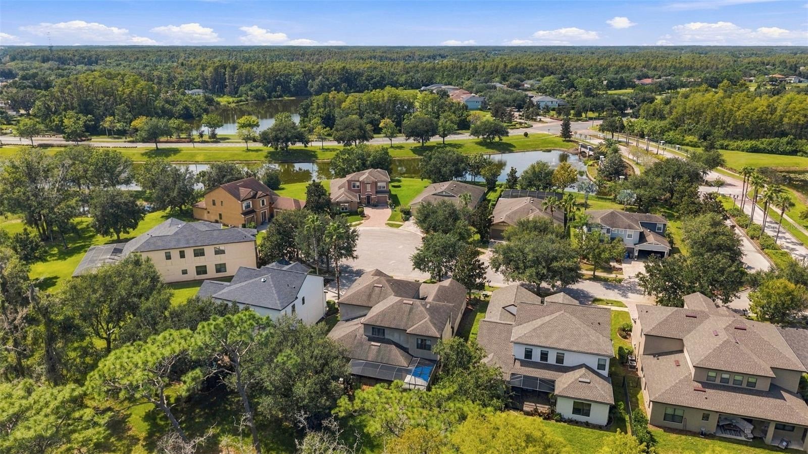 Top view of home