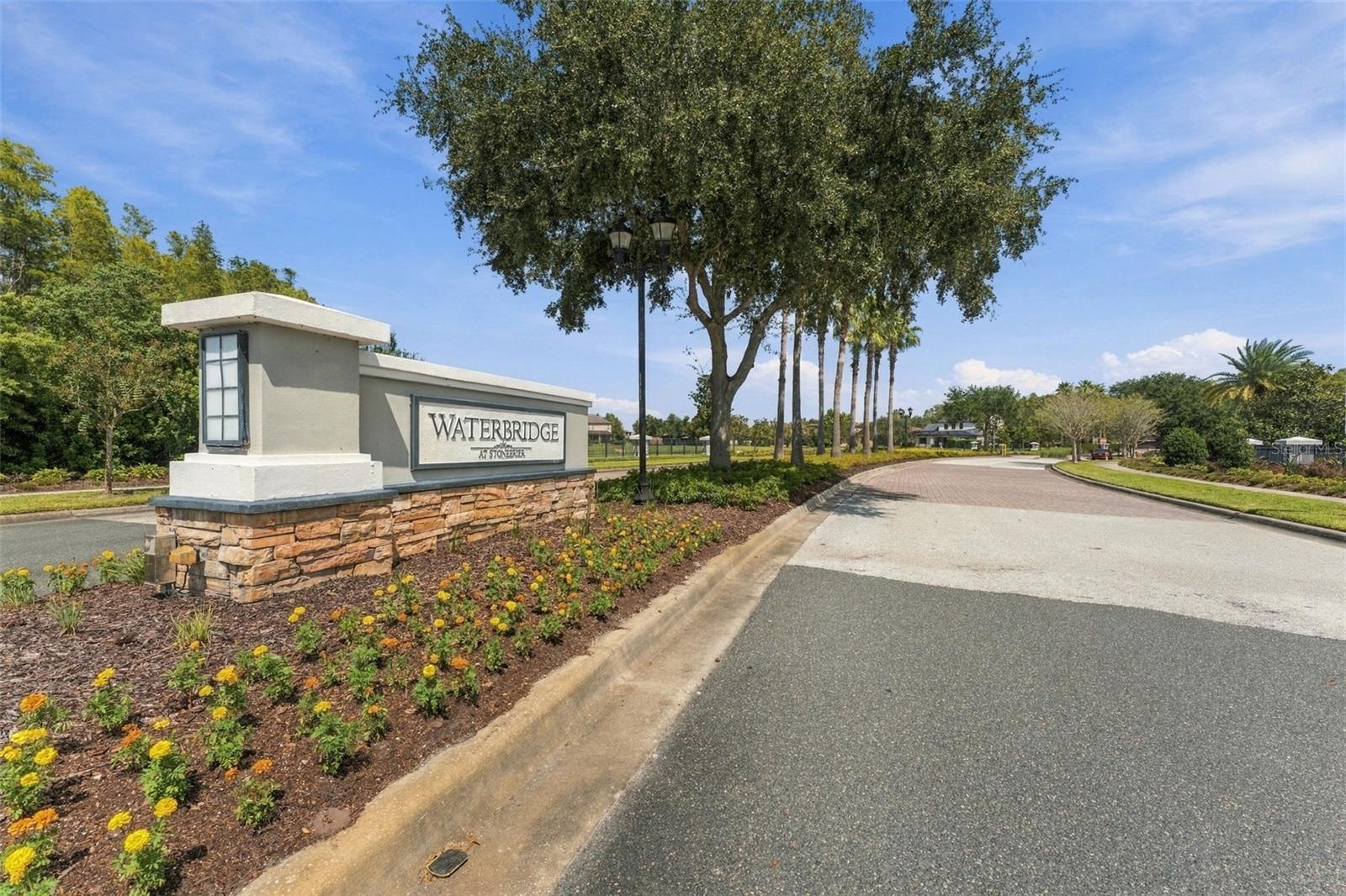 Entryway to neighborhood