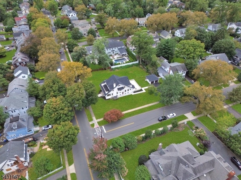 Top drone view