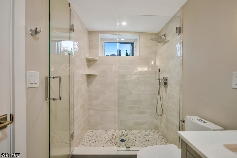 Basement shower bathroom