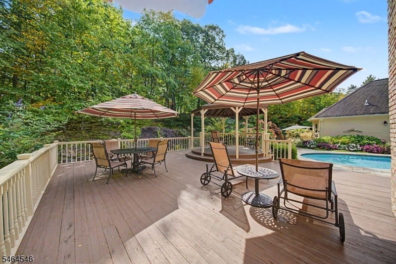 Deck overlooking Pool
