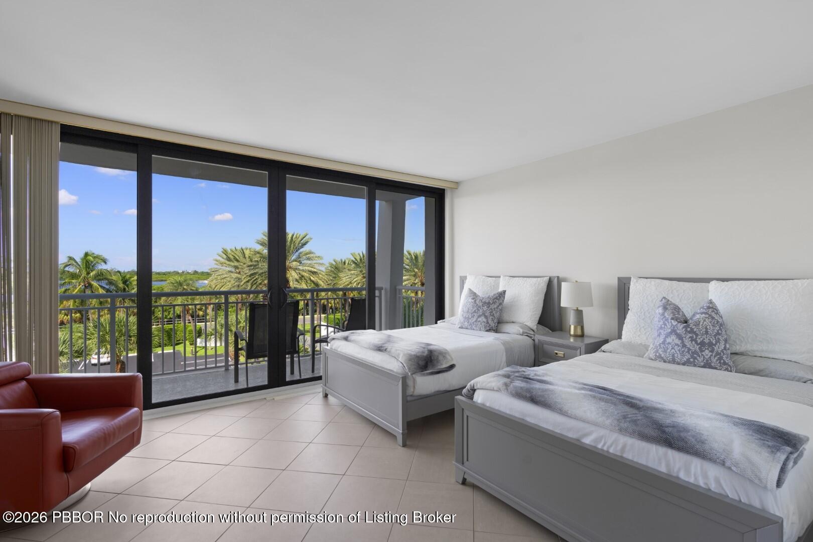 Bedroom facing Intracoastal
