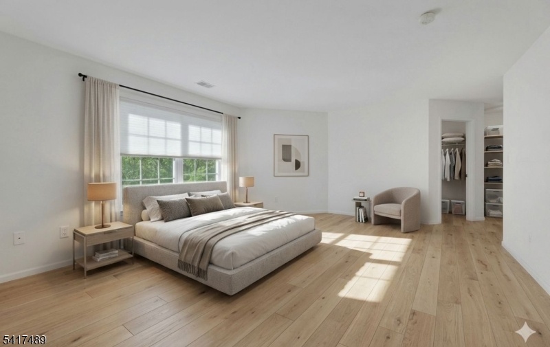Primary Bedroom Virtually Stg