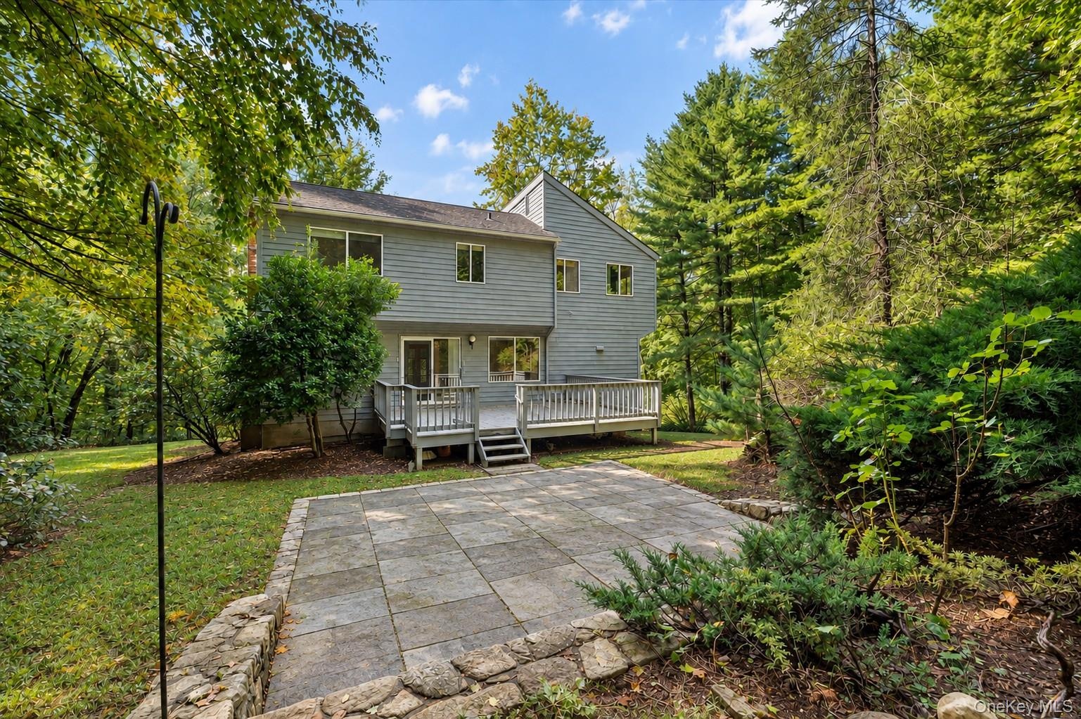 Virtually enhanced back of home