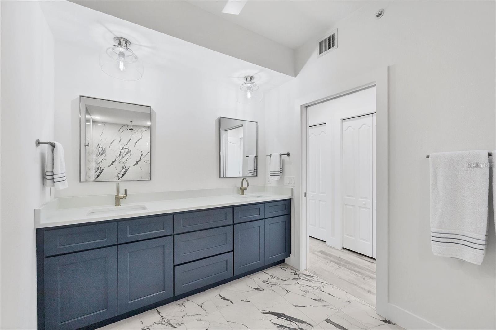 Double Vanity in Primary Bathroom