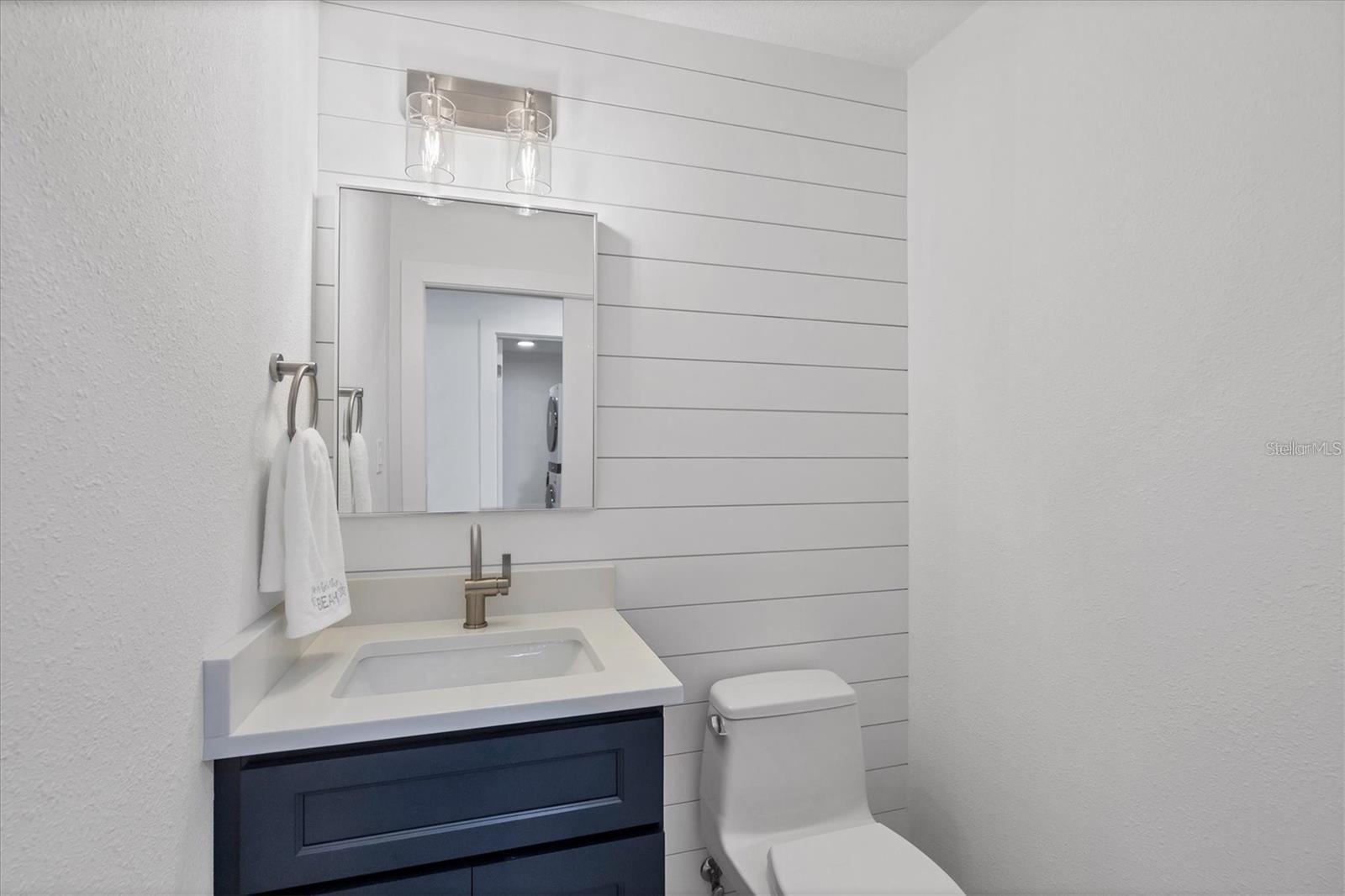 Powder Room in Hall