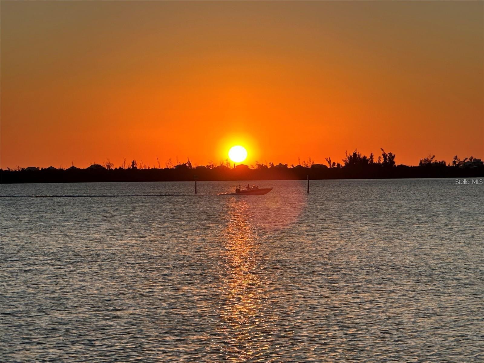 Sunset from Property