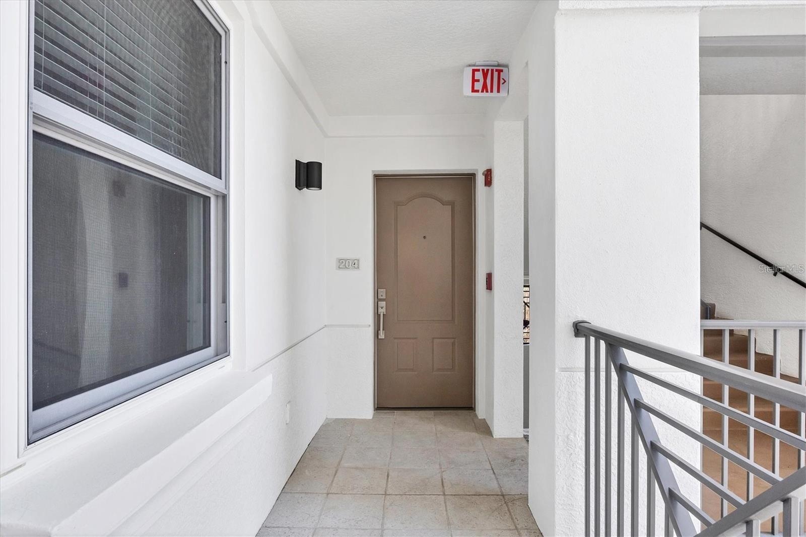 Door to Unit A-204