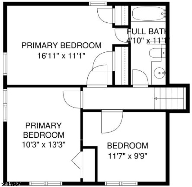 Bedrooms Floor Plan