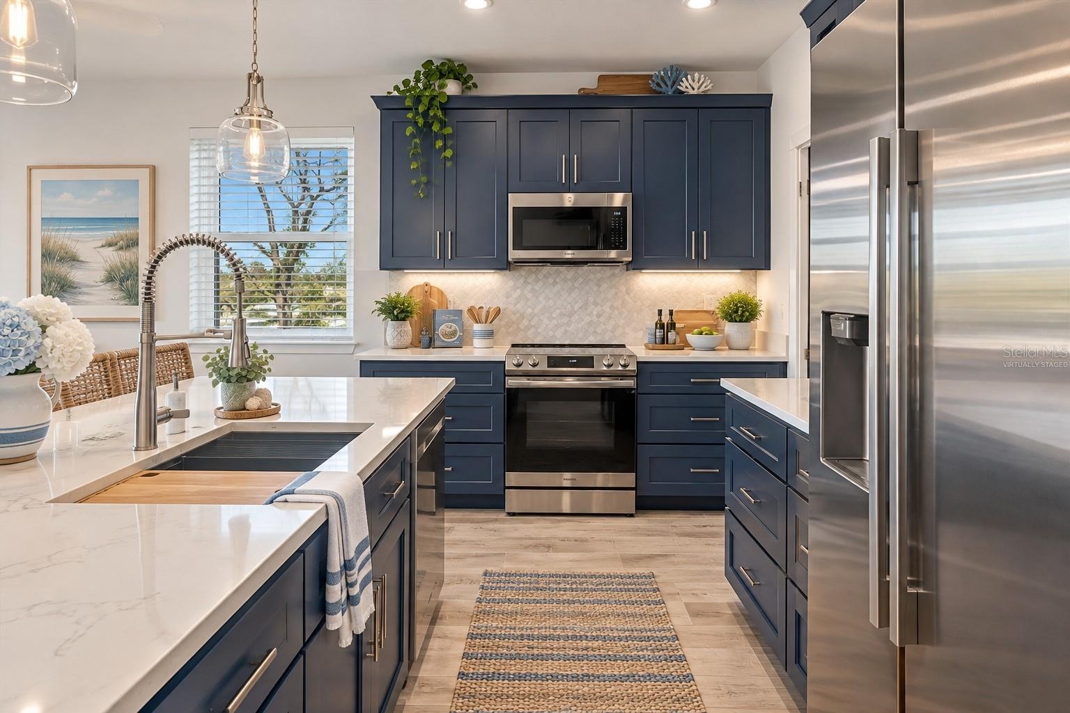 Virtually Staged Kitchen