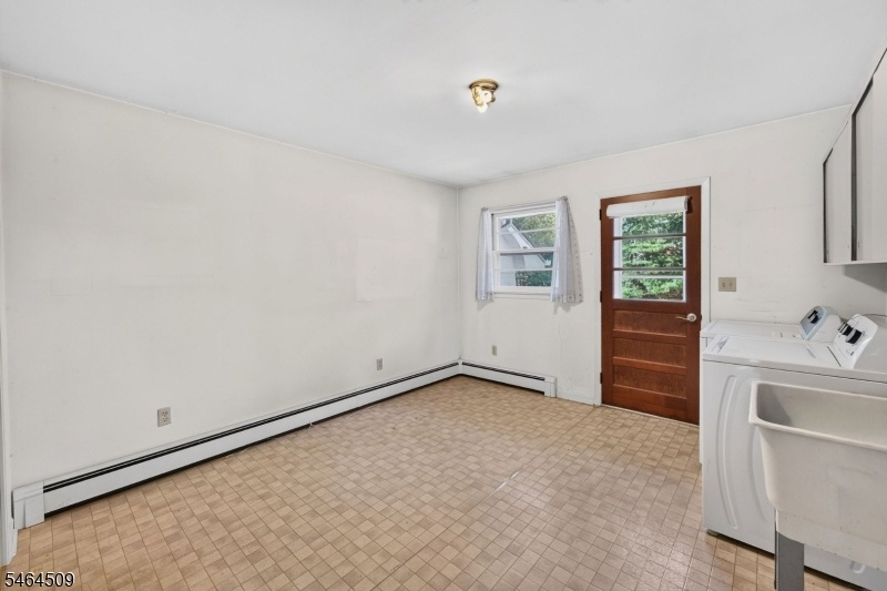 Bedroom Being Used As Laundry