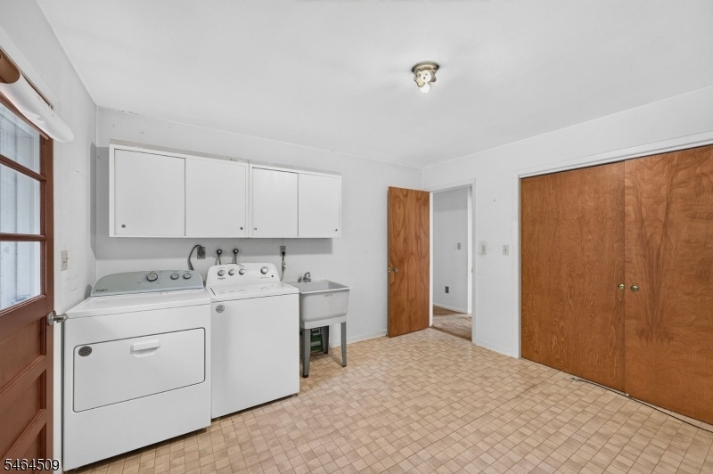 Bedroom Being Used As Laundry