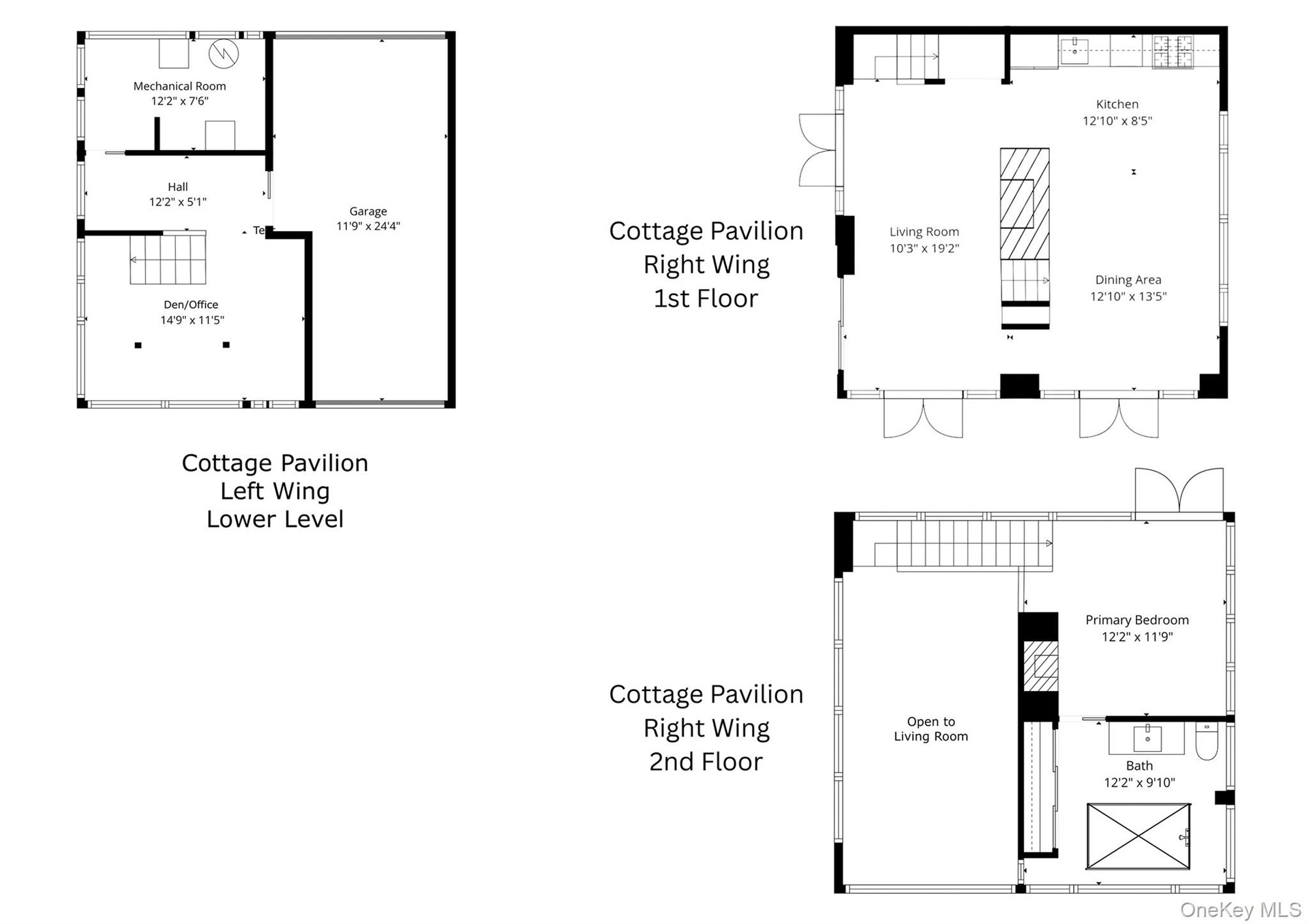 Guest Pavilion - Left Wing Lower Level & Right Wing 1st & 2nd Floor