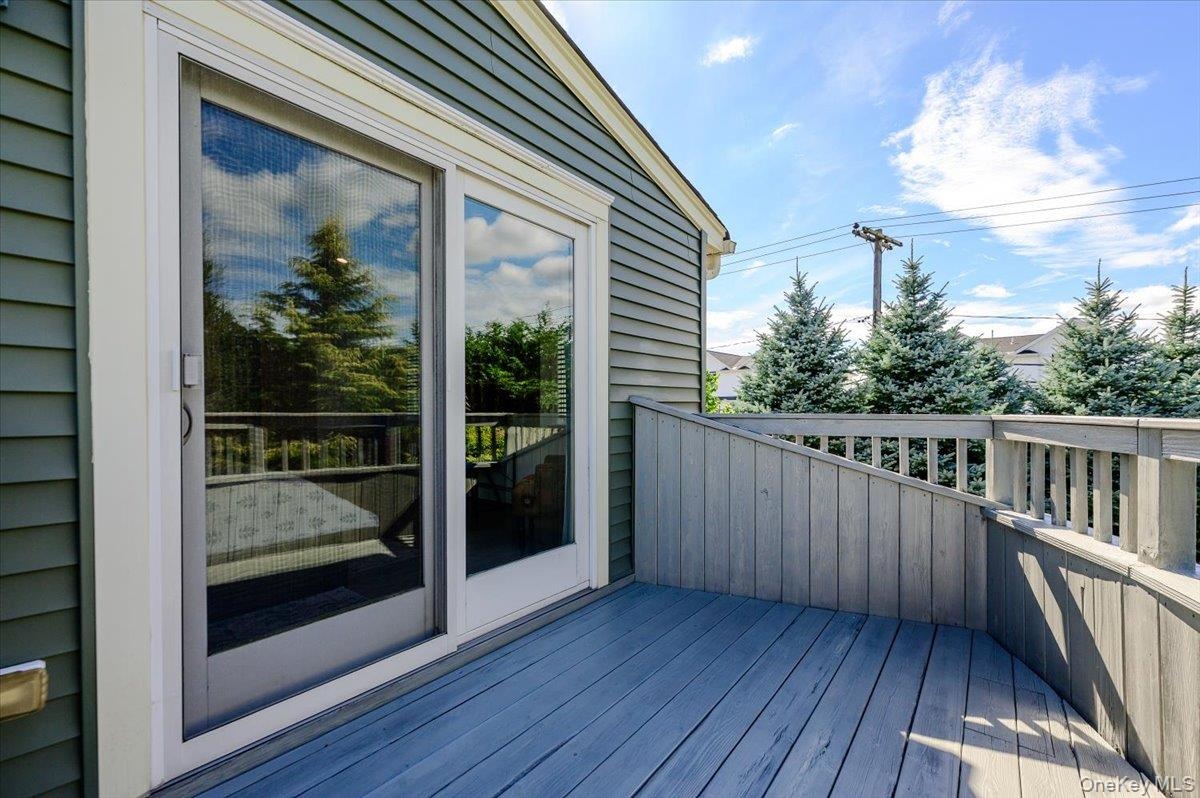 porch off primary bedroom