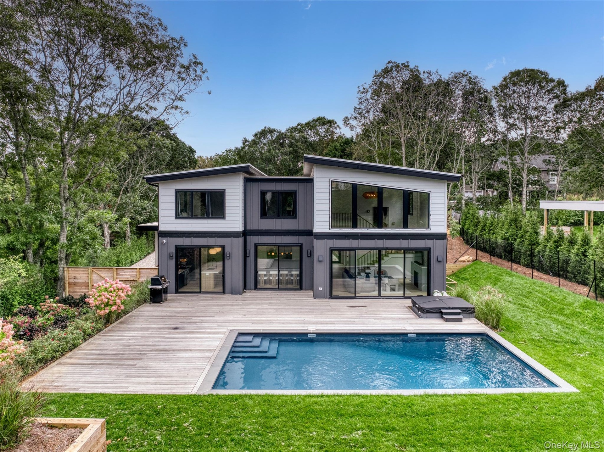 Modern architectural design featuring varied siding