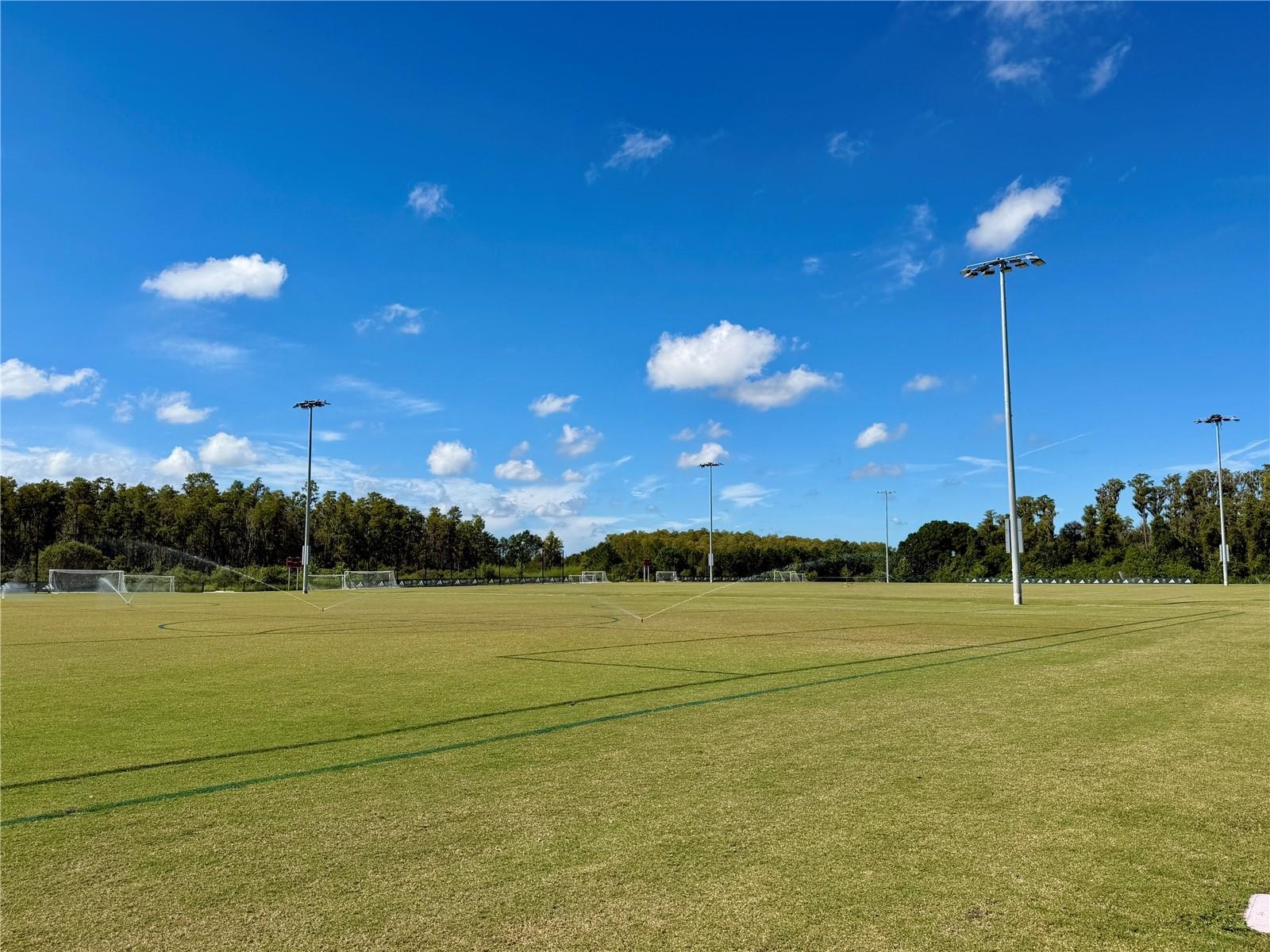 Soccer fields
