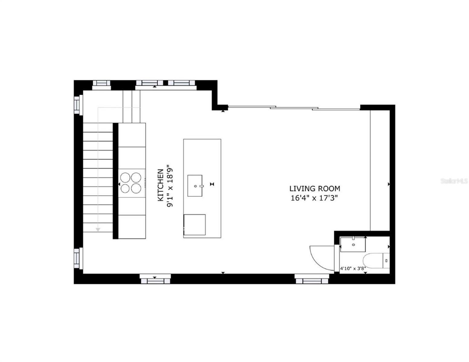 First Floor - Main Living Area