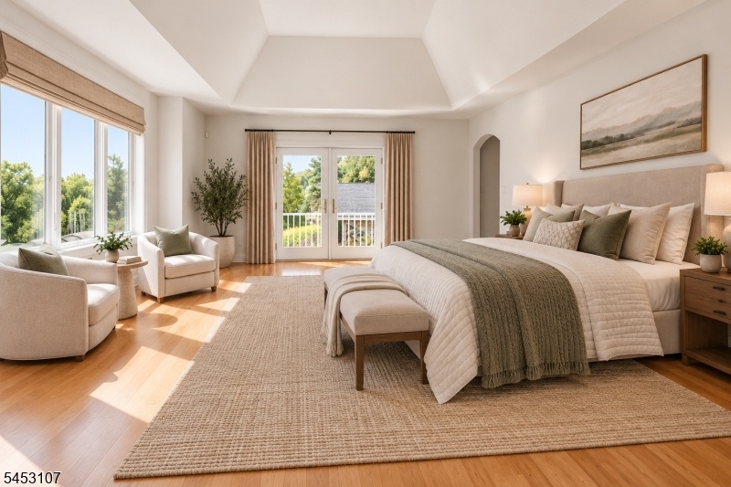 Virtual Staged Primary Bedroom