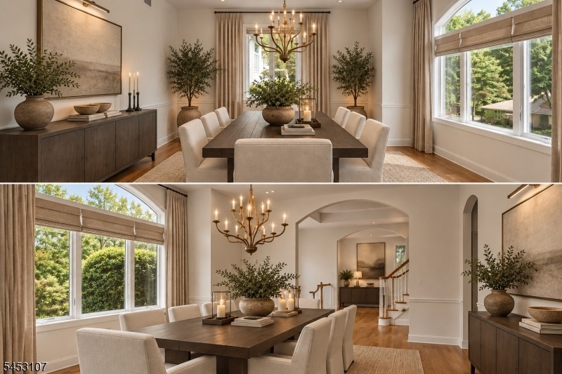 Virtual Staged Dining Room