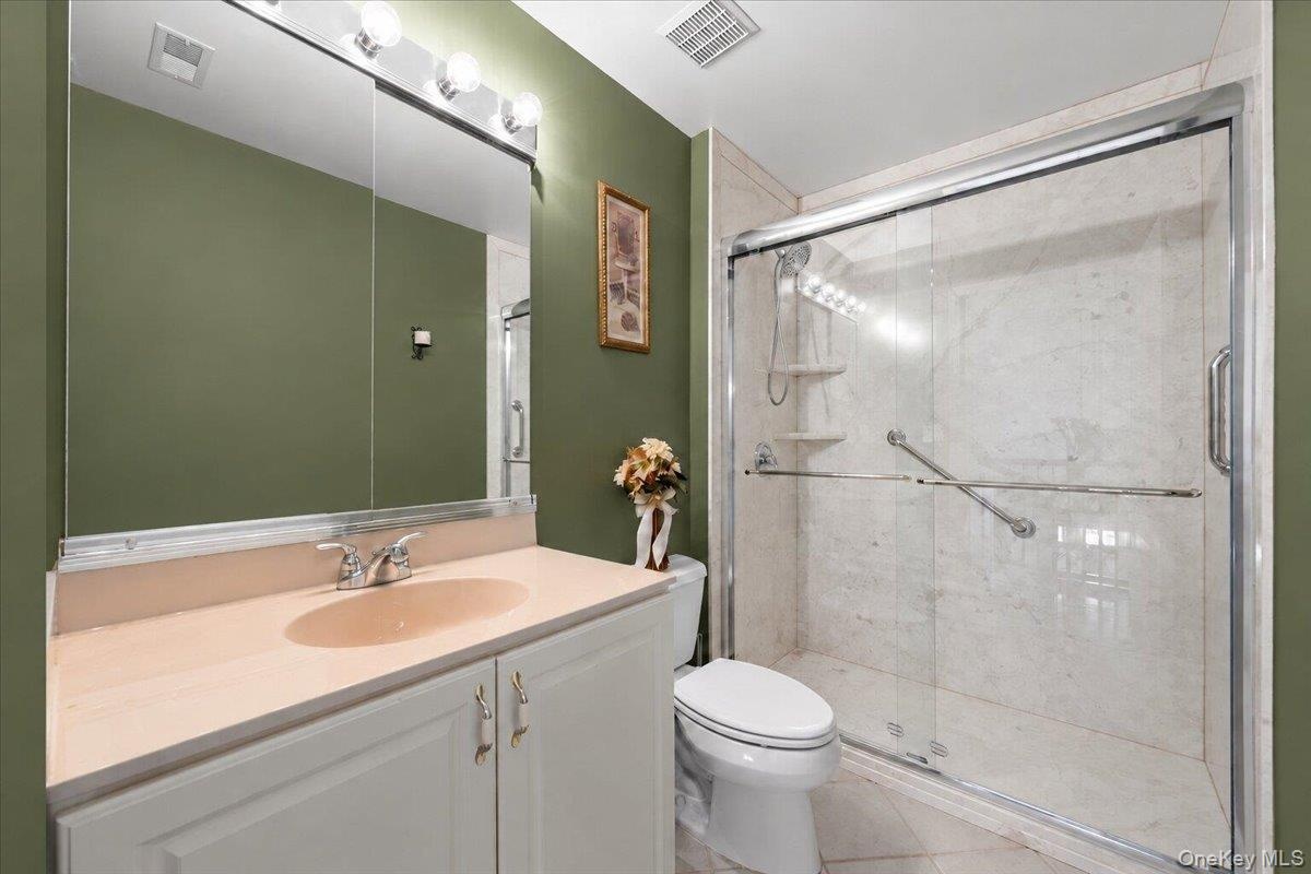 Upstairs Hall Bath | New Shower