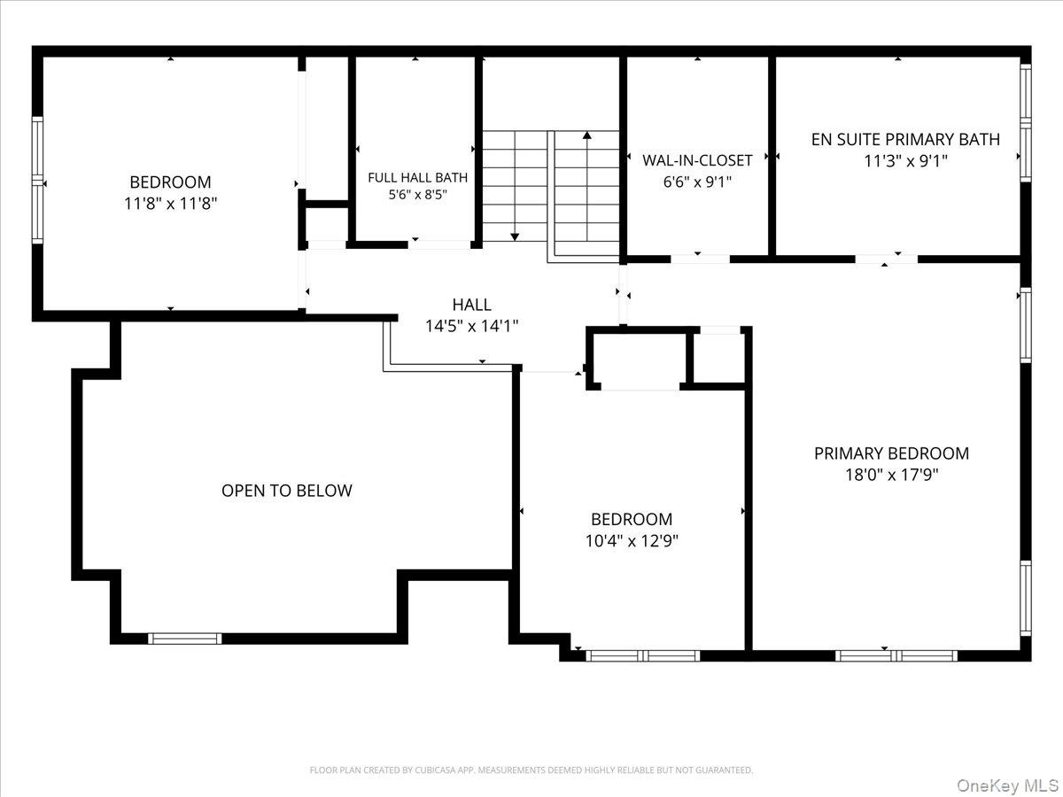 Second Level Floor Plan