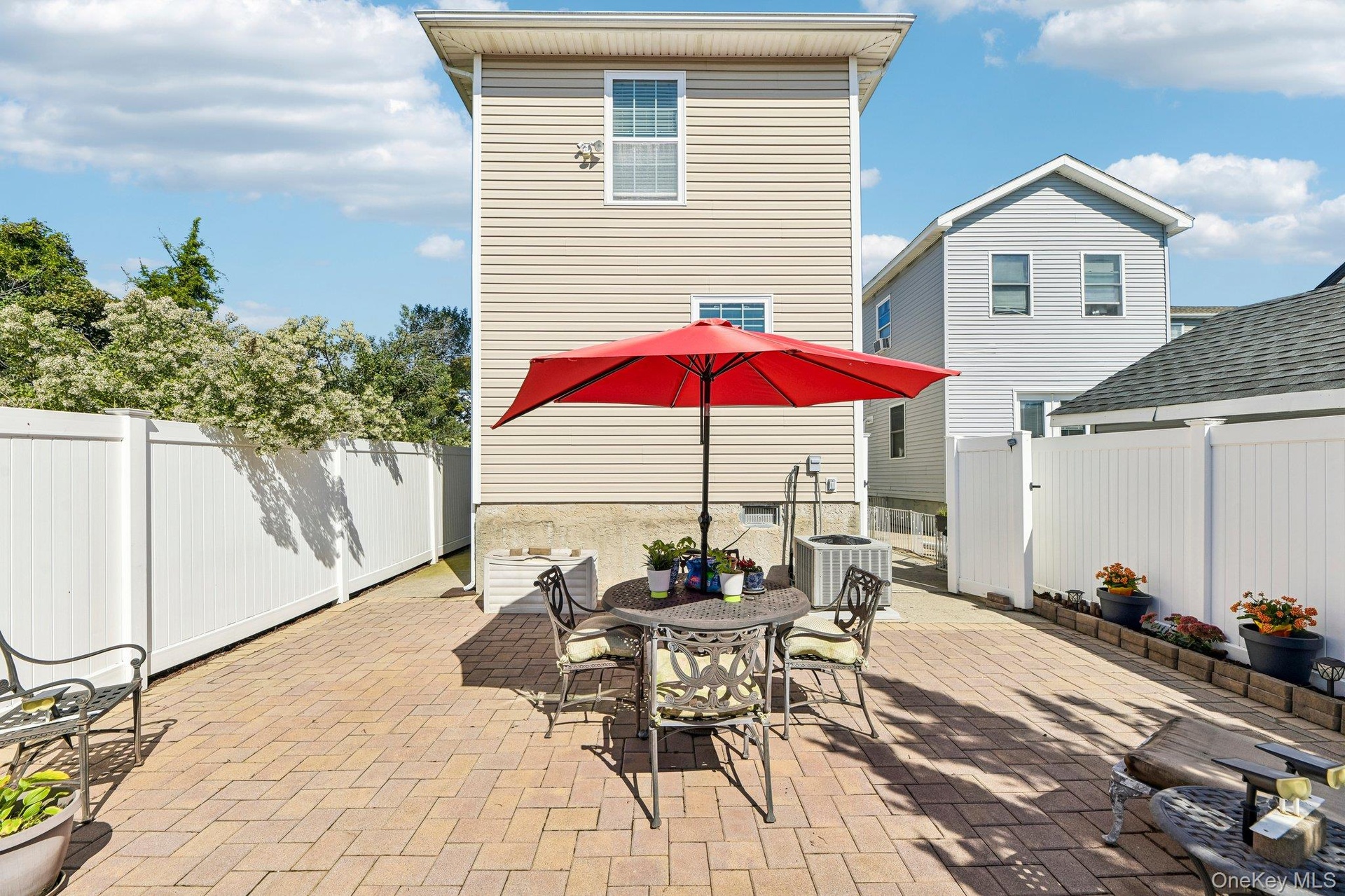Yard faces south for beautiful sun exposure