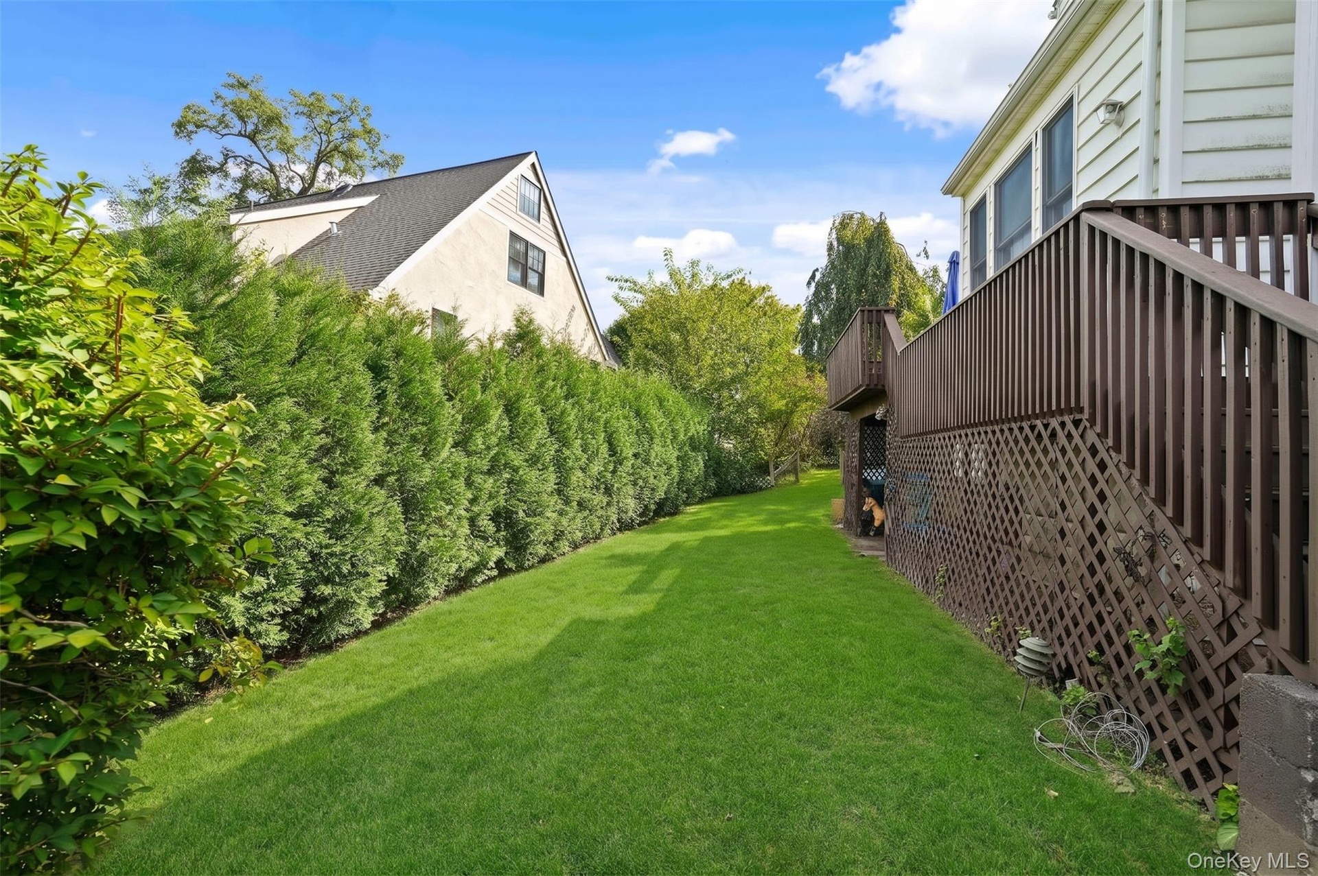 Long, Private Backyard