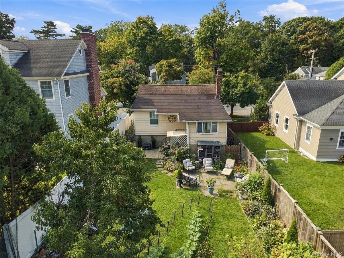 House #1 of 2 - 37 Beck Avenue - Back aerial view