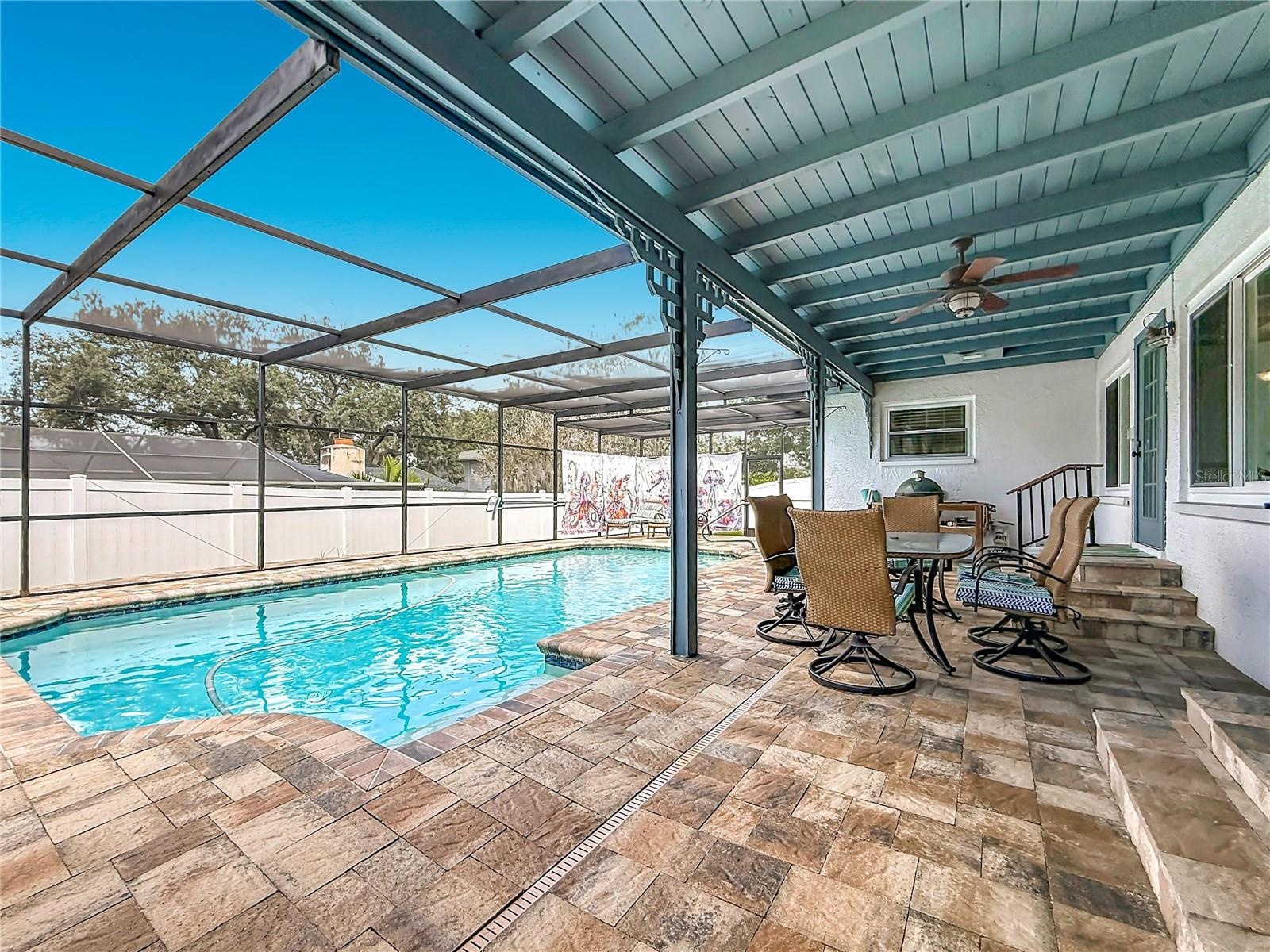 Outdoor Living Space and Pool Area