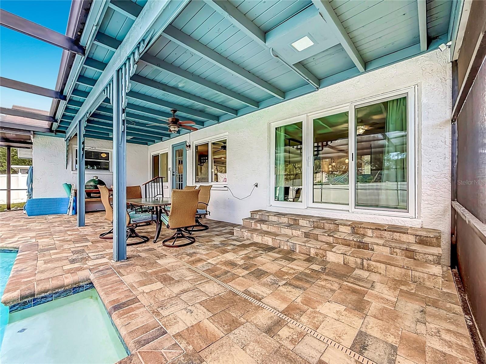 Outdoor Living Space and Pool Area