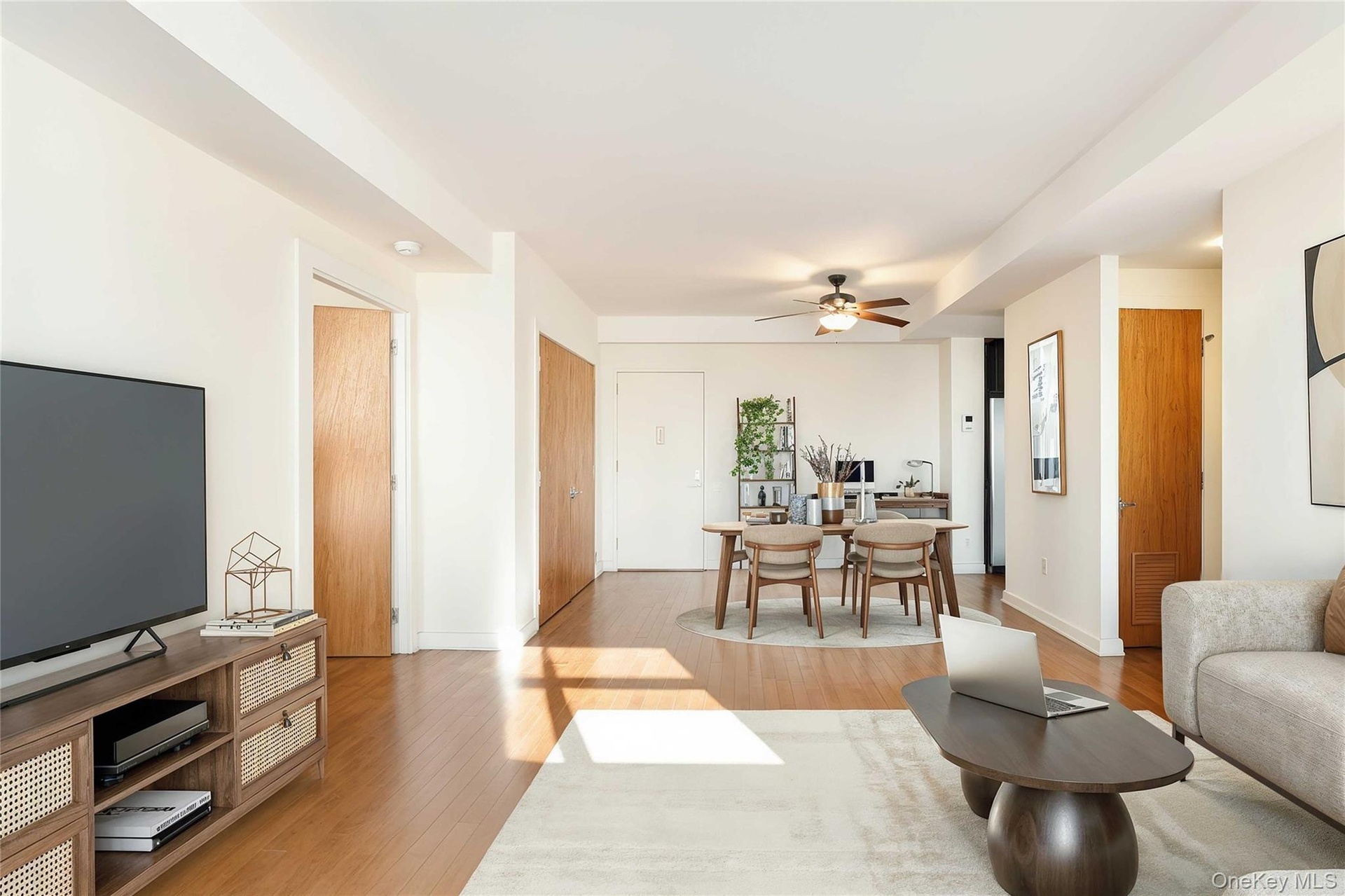 Virtually Staged Living Room