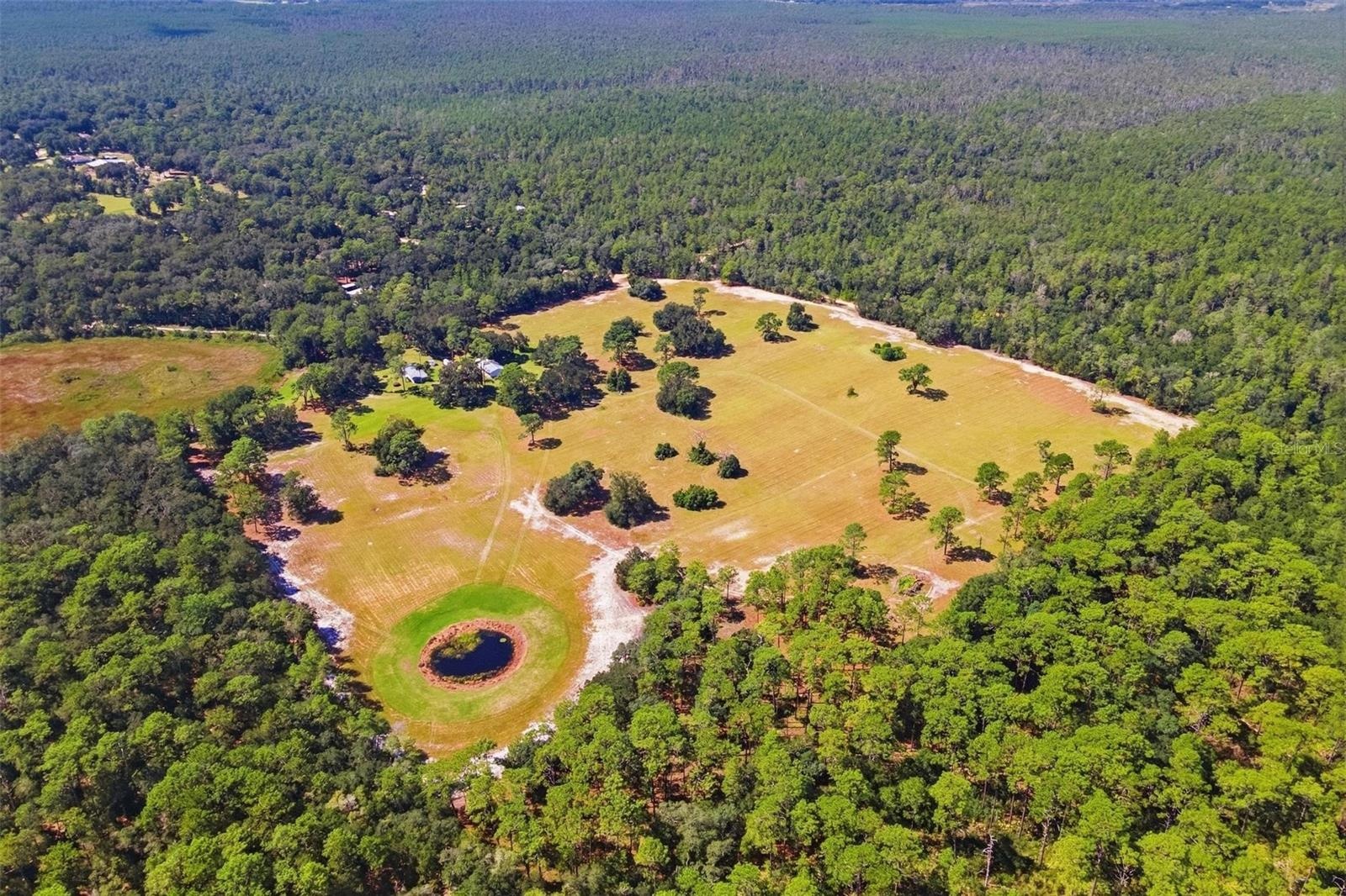 Birdseye view of the property