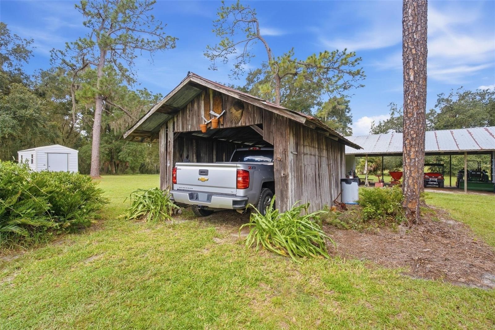 100 Year Old Cypress Constructed Carport