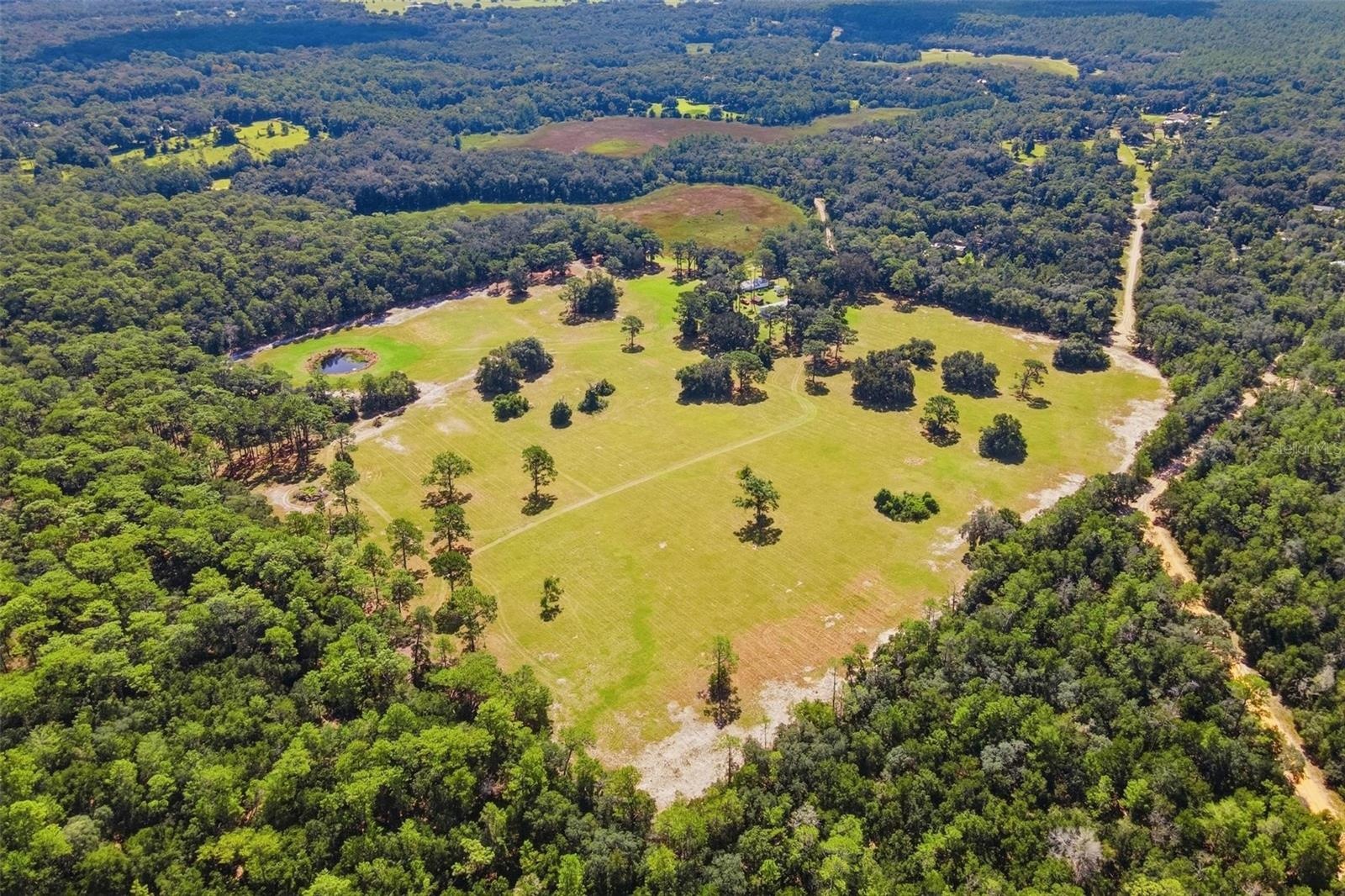 Birdseye view of the property