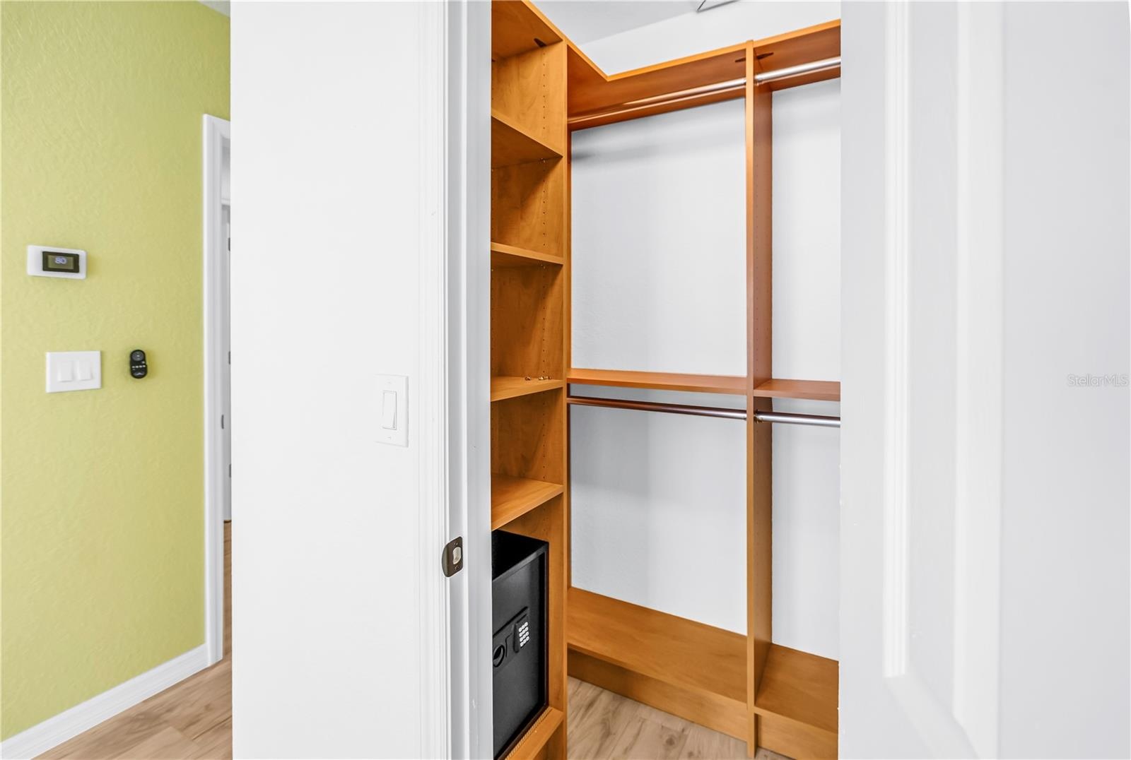 Bedroom 2 with walk-in closet.
